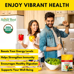 Nutrition facts for Sunlit Chlorella Spirulina Tablets