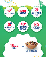 Carbonyl iron gummy used for red blood cell support