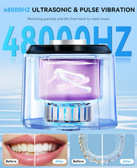 Close-up of SUNPOW cleaner showing 5 UV LED lights