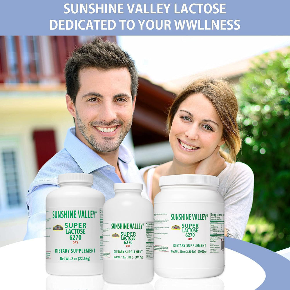 Sunshine Valley lactose powder 16 oz packaging for bulk use