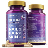 SUNUV Biotin 10,000mcg with Collagen & Keratin – main product image