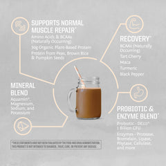 Athlete using Sunwarrior plant-based protein powder for performance
