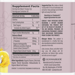 Sunwarrior Creatine Monohydrate powder pour demonstrates quick-mix training-ready formula