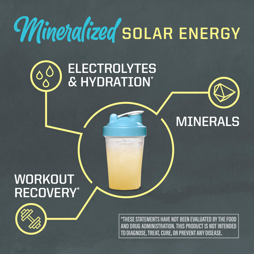 Serving suggestion with glass of water and drops