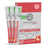 Sunwarrior Hydration Powder Strawberry Colada pouch and sticks