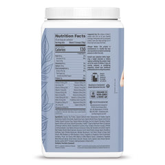 Sunwarrior Lean Superfood Shake blended into glass delivering smooth plant-based protein fueling workouts
