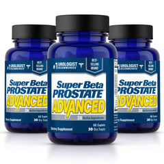 SUPER BETA PROSTATE Advanced bottle on a clean background