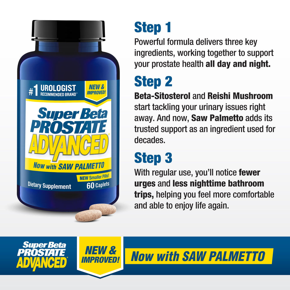 Packaging box for SUPER BETA PROSTATE Advanced supplement