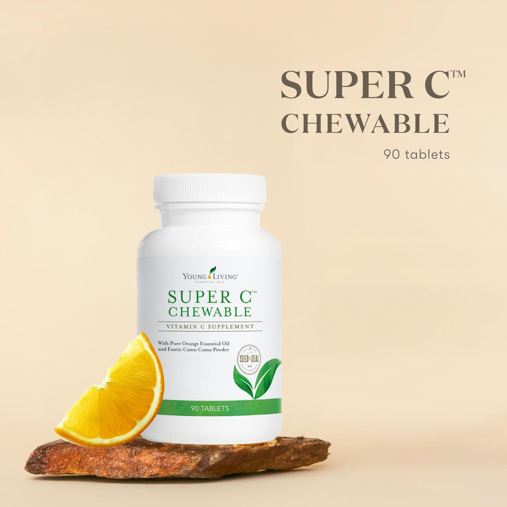 Chewable tablets infused with orange essential oil