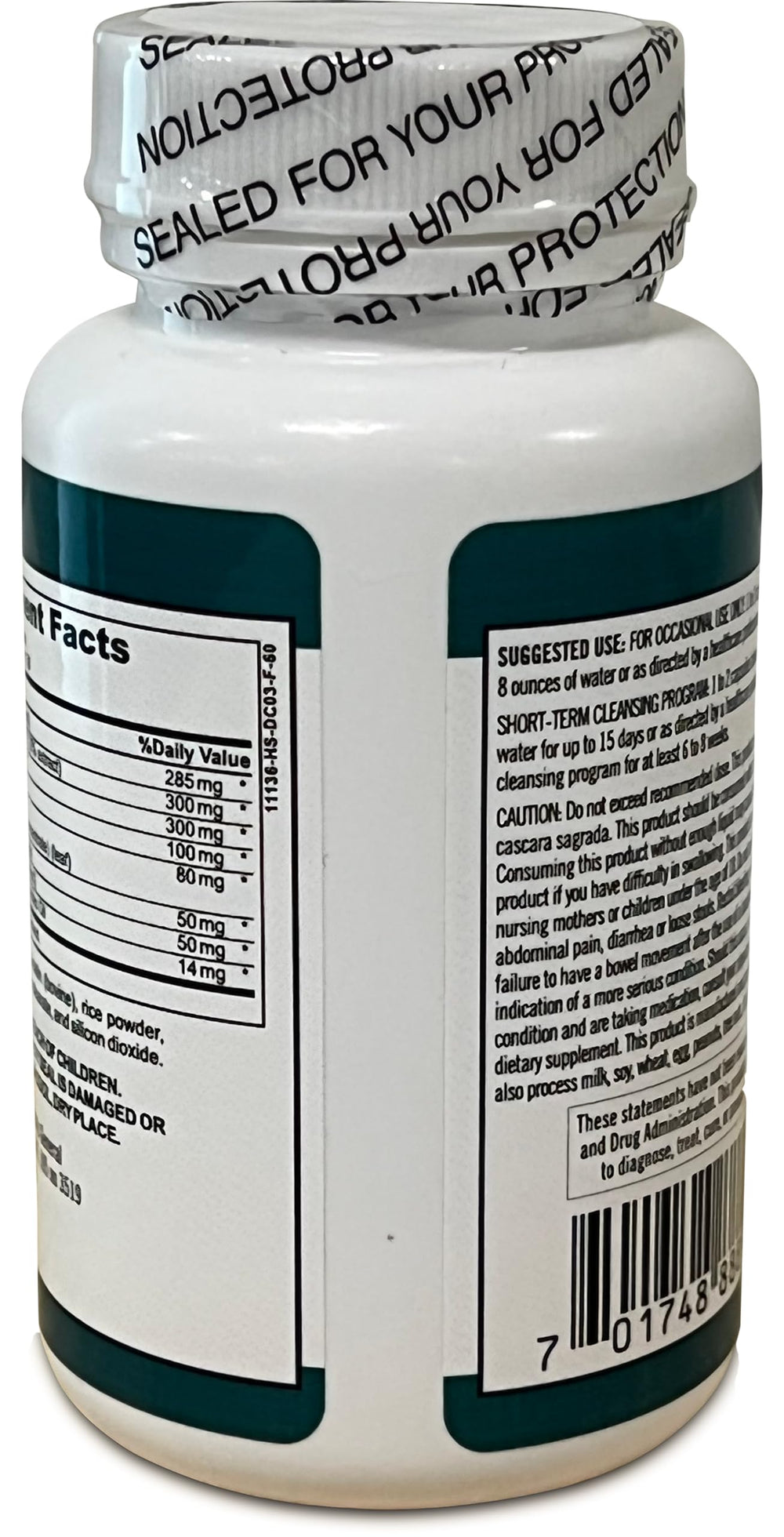 Extra strength colon cleanse capsules