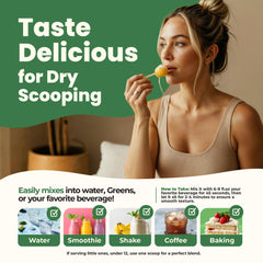 Free measuring scoop included with purchase of colostrum powder