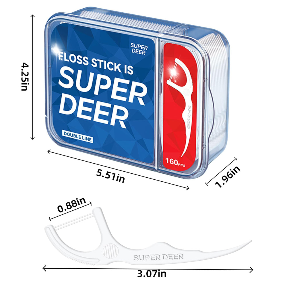 Dual-compartment storage box for hygienic floss storage