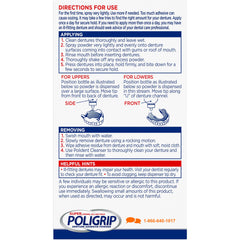 Poligrip powder and formats including Original, Free, Extra Care, Ultra Fresh and Comfort Seal Strips