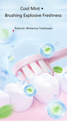 Before and after whitening comparison graphic
