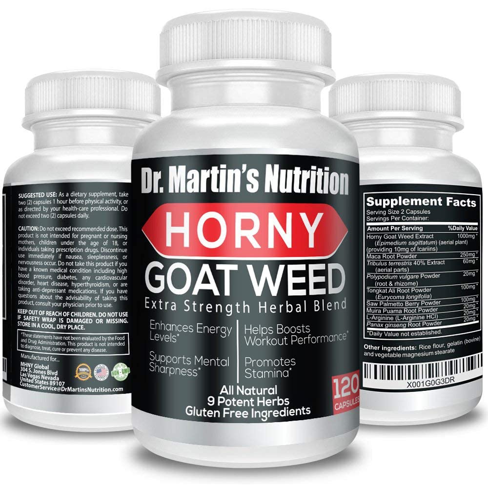 Two-pack Horny Goat Weed display box