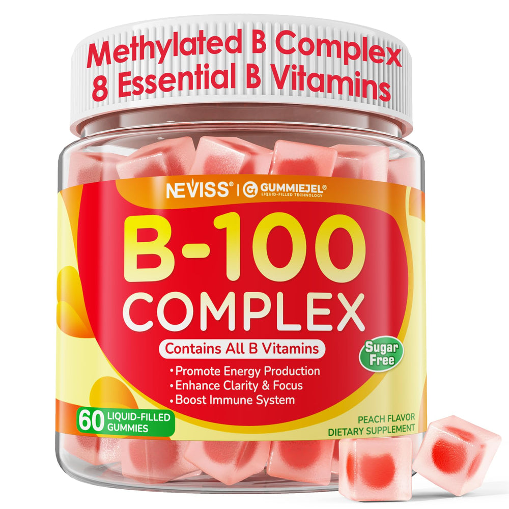 Front label of Super Vitamin B Complex Gummies bottle