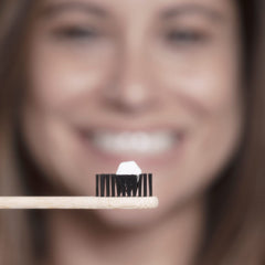 Fluoride-free formulation of SuperBee Dentos toothpaste tablets