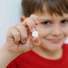 Spearmint flavour toothpaste tablets
