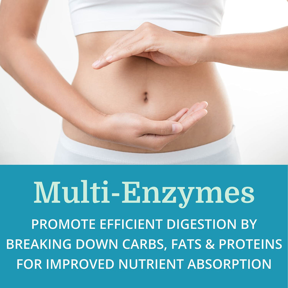 Vegetarian-friendly digestive enzyme supplement branding for SuperDigest