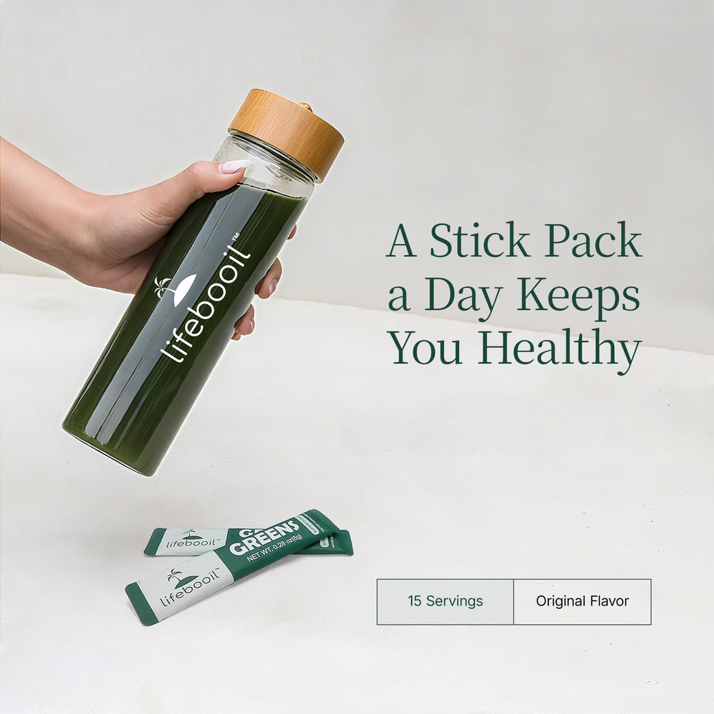 Nutrition facts panel of the drink mix