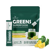 Front view of Superfood Green Drink Mix packaging