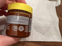 Paleo-friendly nutrition label on packaging
