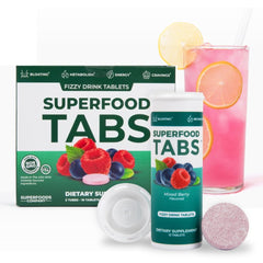 Superfood Tabs 30-day detox plan showcases a month long wellness routine.