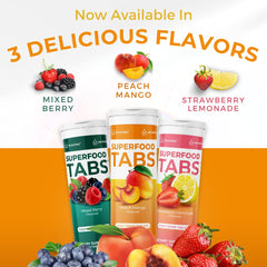Superfood Tabs 30-tabs count highlights convenient daily use