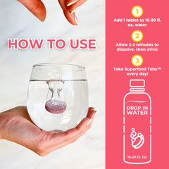 Superfood Tabs 60-day detox plan bottle—practical daily wellness cleanse.