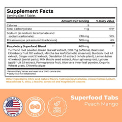 Superfood Tabs daily-use idea in cup demonstrates quick, tasty hydration