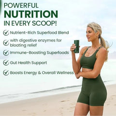 Probiotics and digestive enzymes supporting gut health