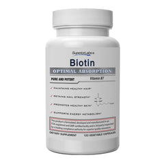 Product image: Superior Labs Biotin 5000 mcg, 120 veggie caps