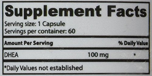 Packaging close-up of Superior Labs DHEA