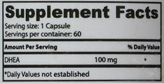 Packaging close-up of Superior Labs DHEA