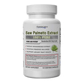 Superior Labs Saw Palmetto Extract bottle with 300 mg dosage and 120 vegan capsules