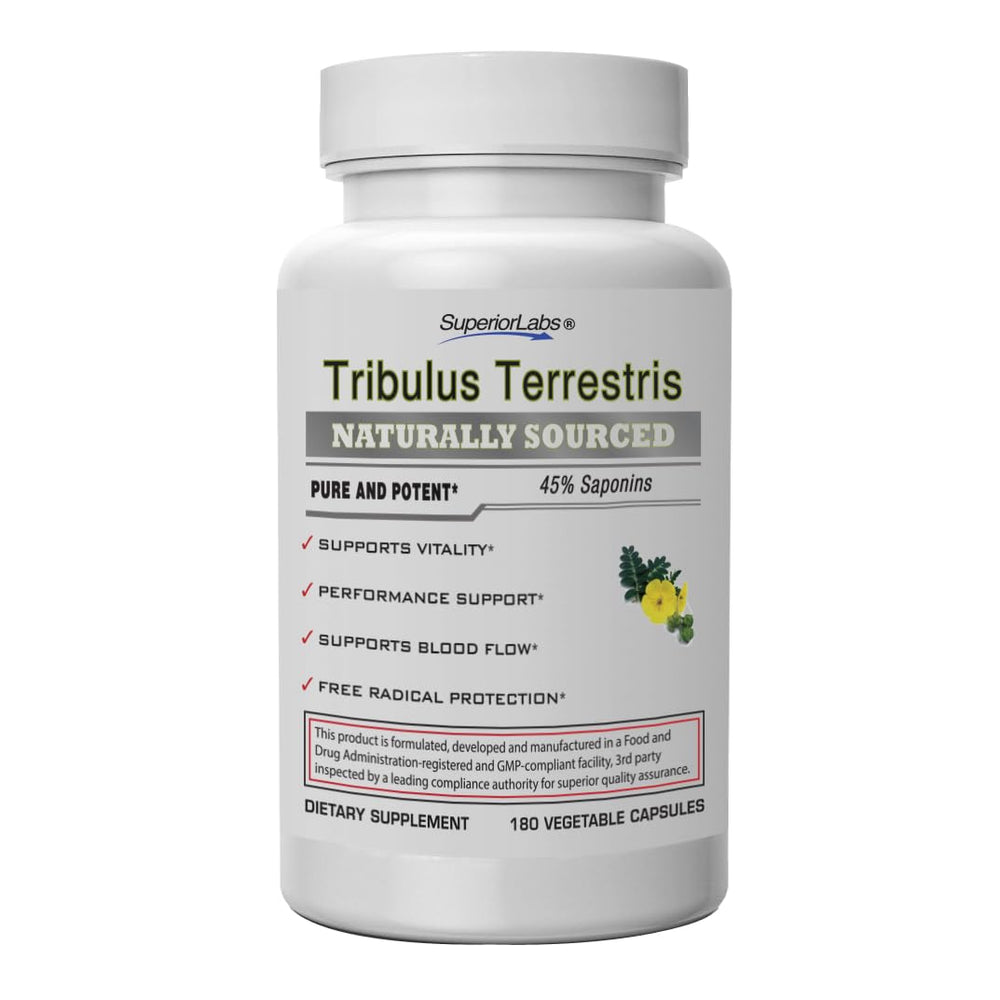 Hero image of Superior Labs Tribulus Terrestris 1500mg bottle