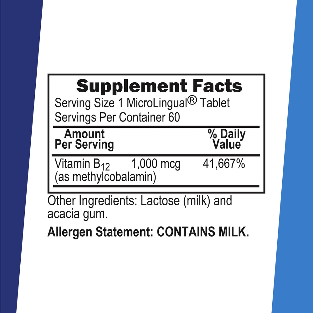 Bottle of Superior Source B-12 with 60 tablets