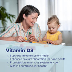 Sugar-free Vitamin D3 dissolvable tablets for kids