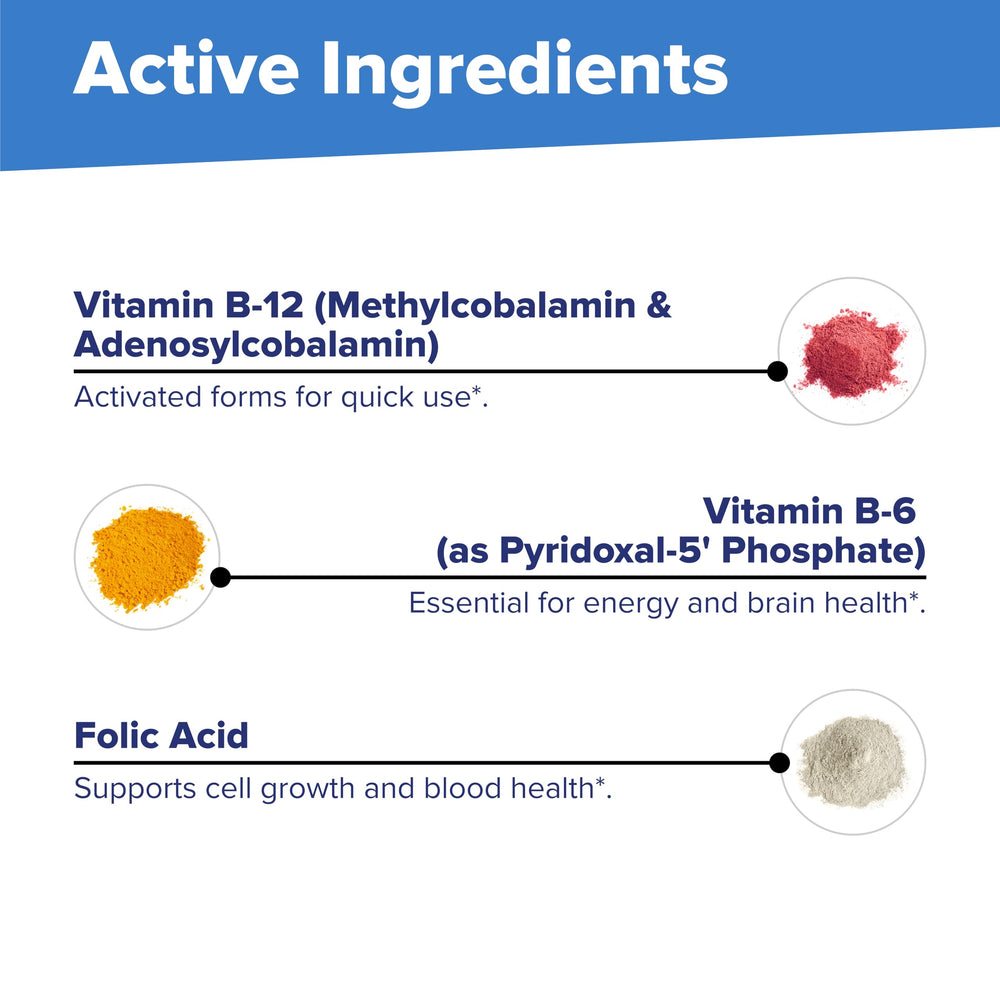 Bariatric and senior friendly sublingual vitamins