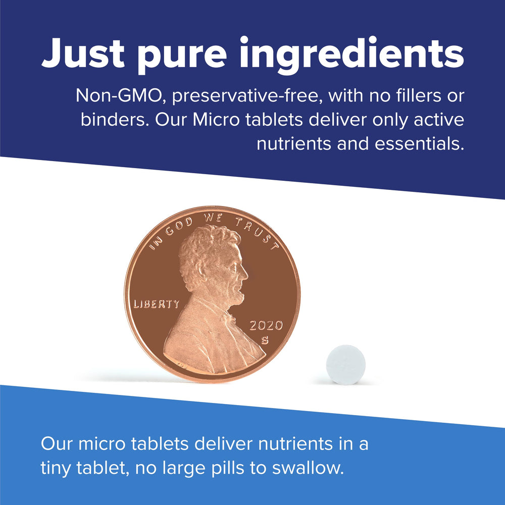 Label showing 500 mcg dosage and 50 tablets