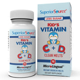Front view of Superior Source Kid's C and D3 Clean Melts bottle