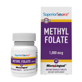 Product shot: Superior Source Methyl Folate 1000 mcg sublingual tablets