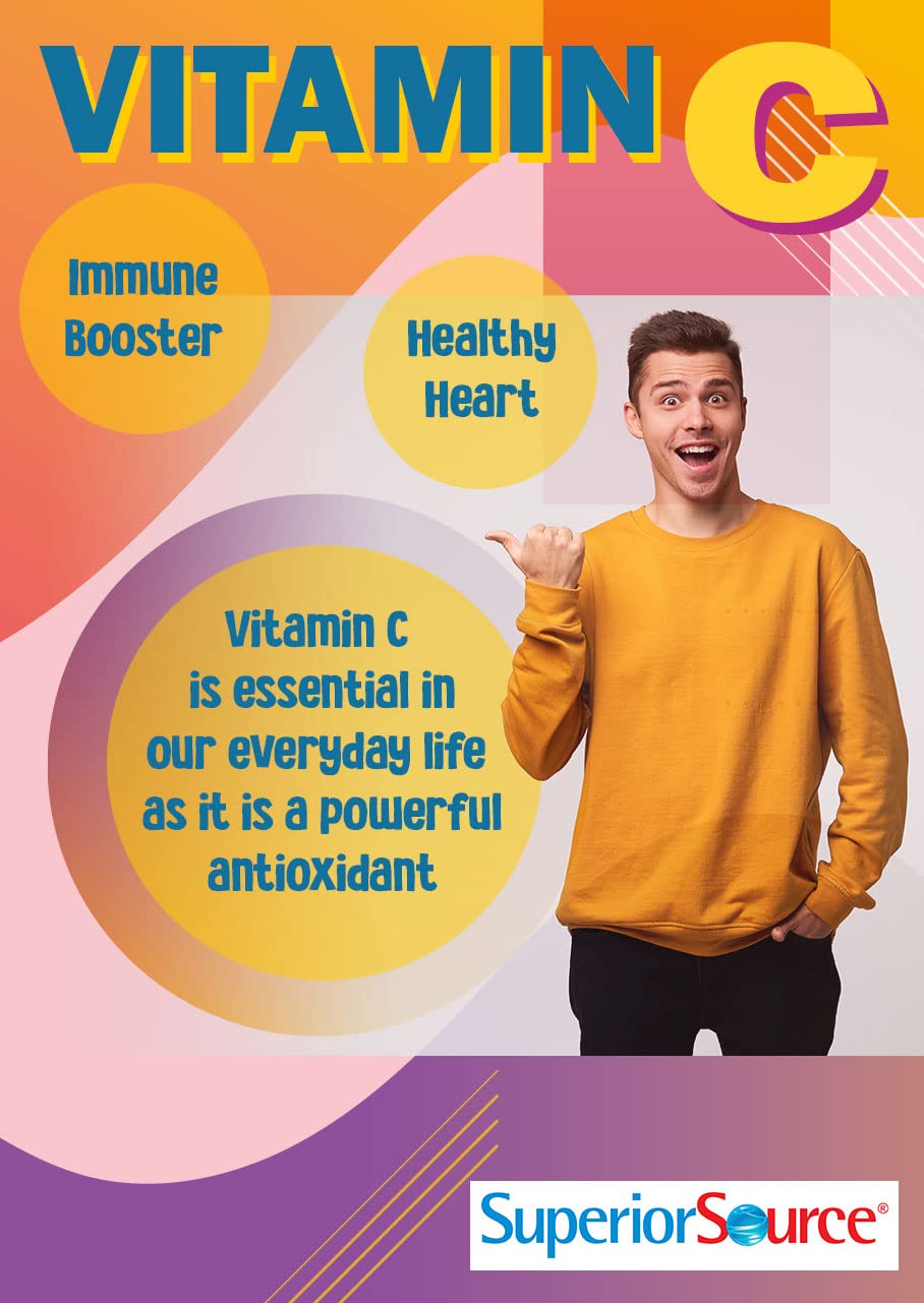 Smooth sour cherry flavored vitamin C tablet