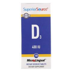 Sublingual Vitamin D3 400 IU tablets