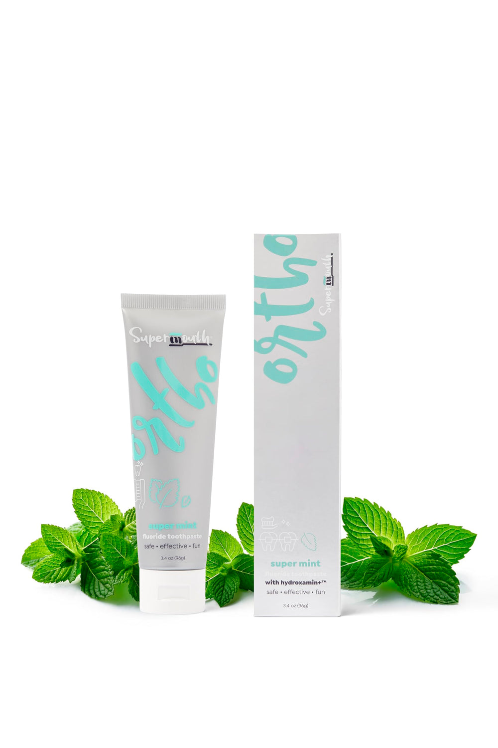 SuperMouth Ortho Toothpaste – Smooth Vanilla flavor for braces and aligners