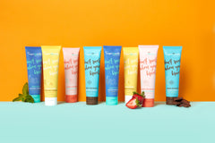 Creamy Strawberry flavor toothpaste packaging