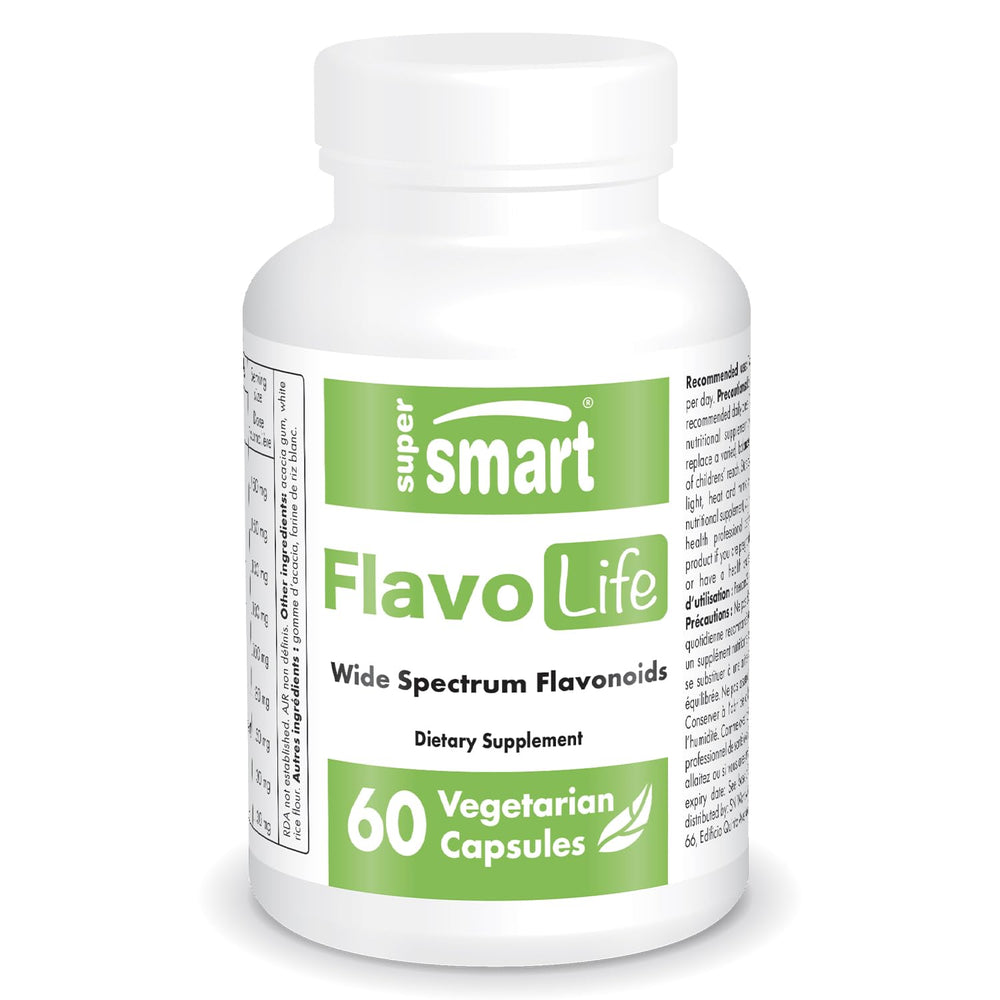 Supersmart FlavoLife flavonoid complex bottle and packaging
