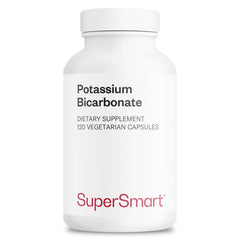 Supersmart Potassium Bicarbonate 5400 mg per day bottle with 120 capsules