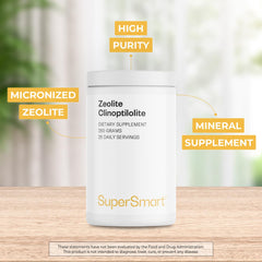 Scoop measuring 5 g of zeolite powder