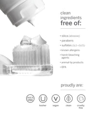 Graphic indicating 3x faster whitening with Supersmile accelerator